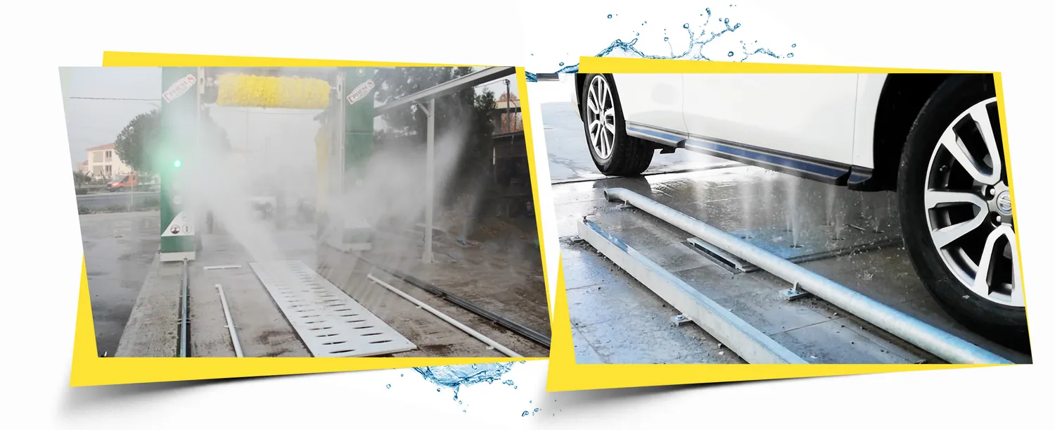 Europe Makine Ephesus rollover chassis-wash system operating beneath cars